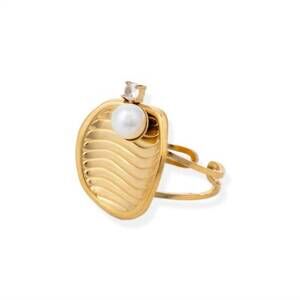 NEW BRACHA women's treasure ring in gold